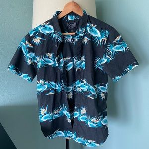 Hawaiian button down shirt